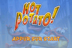 Hot Potato! — Title screen