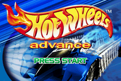 Hot Wheels : Burnin' Rubber — Title screen