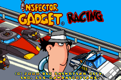 Inspector Gadget Racing — Title screen