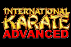 International Karate Advanced — Title screen