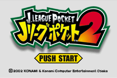 J.League Pocket 2 — Title screen