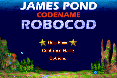 James Pond : Codename RoboCod — Title screen