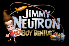 Jimmy Neutron: Boy Genius — Title screen