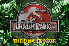 Jurassic Park III : The DNA Factor — Title screen