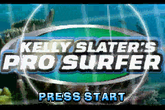 Kelly Slater's Pro Surfer — Title screen