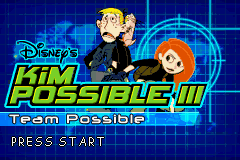 Kim Possible III : Team Possible — Title screen