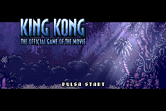 King Kong : The Official Game of the Movie — Title screen
