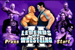 Legends of Wrestling II — Title screen