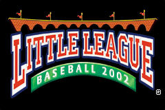 Little League Baseball 2002 — Title screen