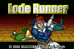 Lode Runner — Title screen