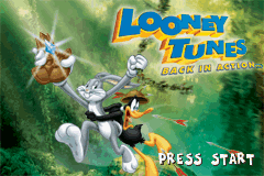 Looney Tunes : Back in Action — Title screen