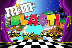 M&M's : Blast! — Title screen