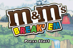 M&M's : Break 'em — Title screen