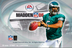 Madden NFL 06 — Title screen