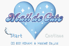 Mail de Cute — Title screen