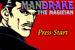 Mandrake the Magician — Title screen