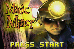 Manic Miner — Title screen