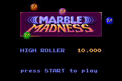 Marble Madness / Klax — Title screen