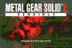 Metal Gear Solid 2D - Sensible — Title screen