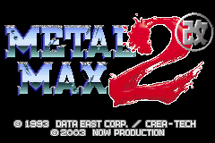 Metal Max 2 Kai — Title screen
