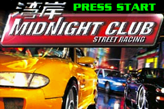 Midnight Club : Street Racing — Title screen