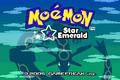 Moemon - Star Emerald — Title screen