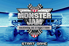 Monster Jam : Maximum Destruction — Title screen