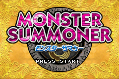 Monster Summoner — Title screen