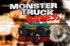 Monster Truck Madness — Title screen