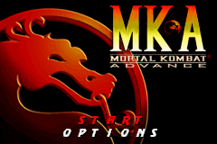 Mortal Kombat Advance — Title screen