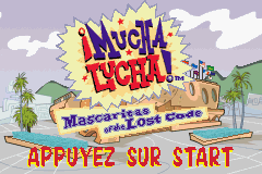 Mucha Lucha! : Mascaritas of the Lost Code — Title screen