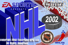 NHL 2002 — Title screen