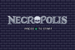 Necropolis — Title screen