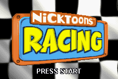 NickToons Racing — Title screen