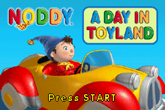 Noddy : A Day in Toyland — Title screen