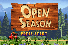 Open Season — Title screen