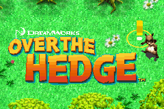 Over the Hedge — Title screen