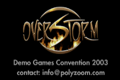 Overstorm — Title screen