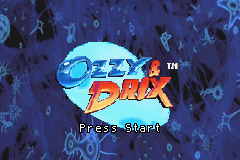 Ozzy & Drix — Title screen