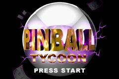 Pinball Tycoon — Title screen