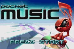 Pocket Music — Title screen