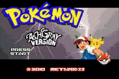 Pokemon Ash Gray (Hack) — Title screen