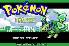 Pokemon : Clover — Title screen