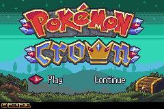 Pokemon : Crown — Title screen