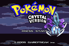 Pokemon : Crystal Shards — Title screen