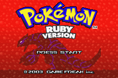 Pokemon : Dark Pearl — Title screen