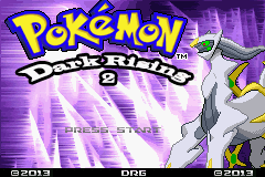 Pokemon : Dark Rising 2 — Title screen