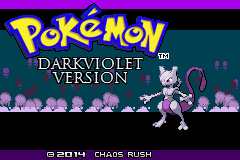 Pokemon : Dark Violet — Title screen