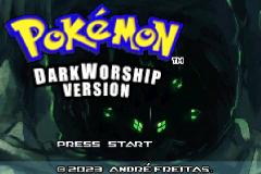 Pokemon : Dark Worship — Title screen