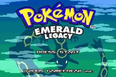 Pokemon : Emerald Legacy — Title screen